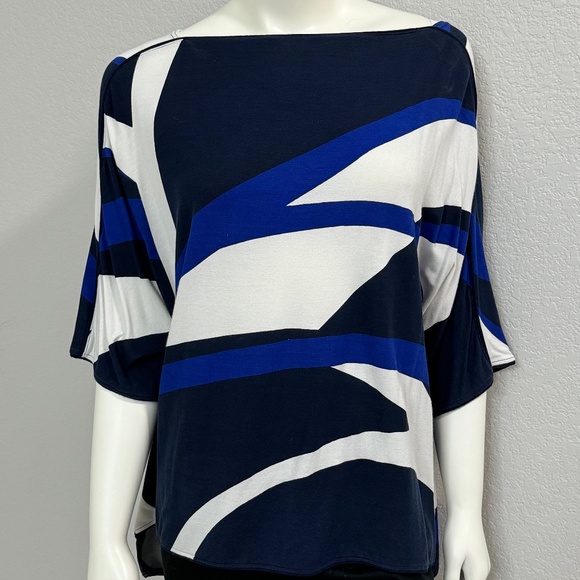 Chico’s Zenergy Geometric Blouse - Picture 1 of 6